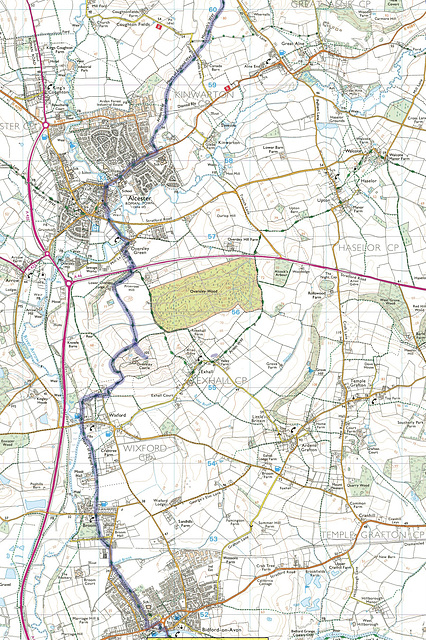 Heart of England Way (11), New End Cottages to Bidford-on-Avon. (6.5m)