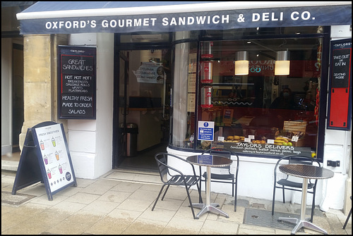 gourmet sandwich and deli