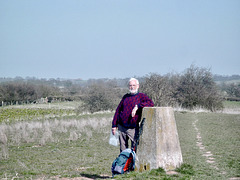 Trig Point (105m) near Oversley Castle.