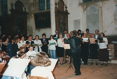 Concert ateliers de musique du CCRB à l'église de Blandy-les-Tours le 28/06/1991