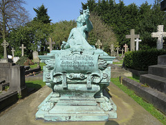 marylebone cemetery, east finchley, london