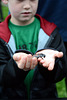 The always-popular Madagascar hissing cockroach was on display