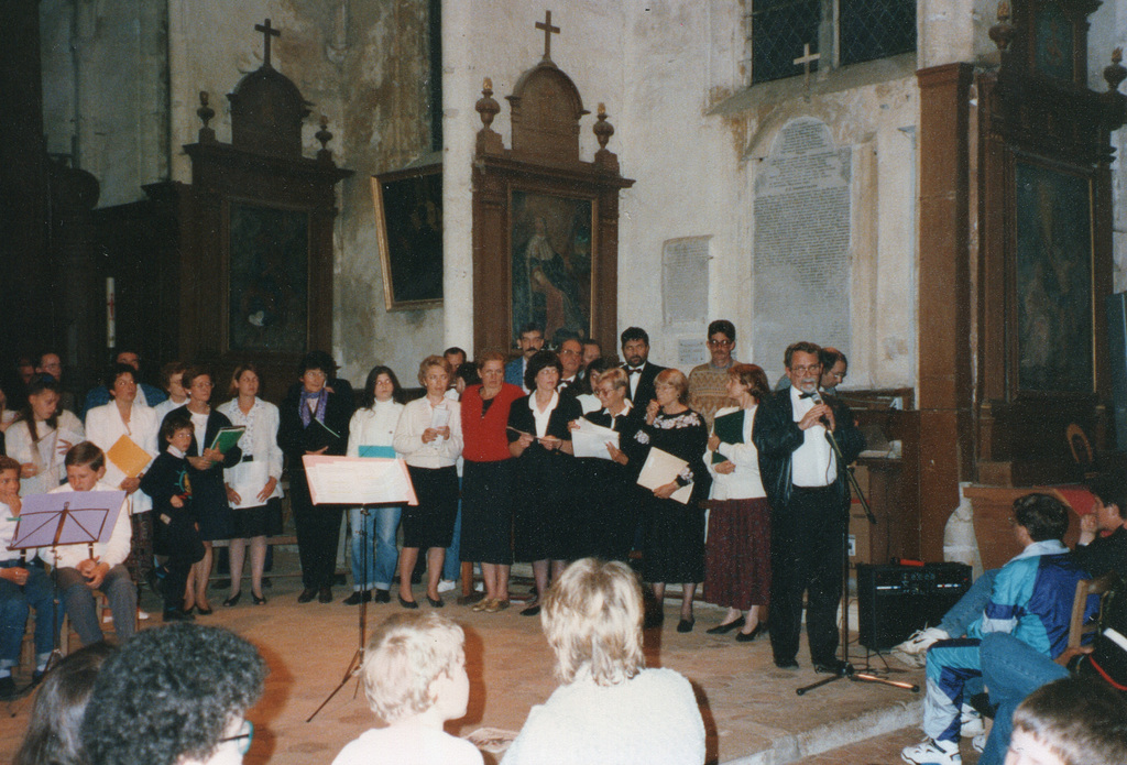 Concert ateliers de musique du CCRB à l'église de Blandy-les-Tours le 28/06/1991