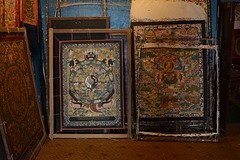 Kathmandu, Exhibits in Boudha Stupa Thanka Centre