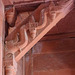 Roof brace with animal designs