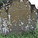 welford church, berks (36) early c19 gravestone with figure with trumpet and dart