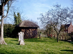 Churchyard of St. Milburga at Wixford.