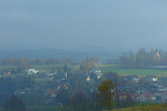 Nebulöse Oberpfalz im Herbst