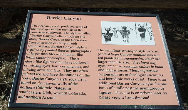 Sego Canyon Rock Art Site, UT (1785) Sego Canyon Rock Art Site, UT (1785)