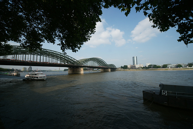 River Rhein At Cologne