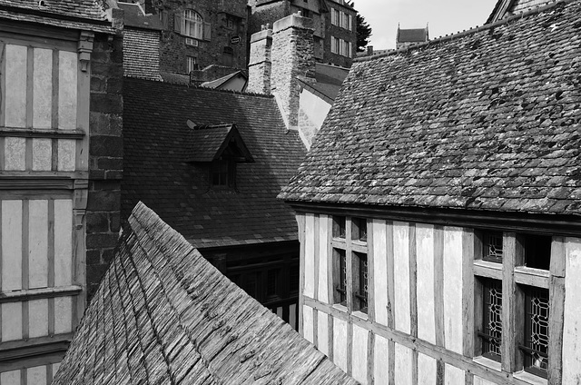 The Rooftops of Mont Saint Michel (xxii)