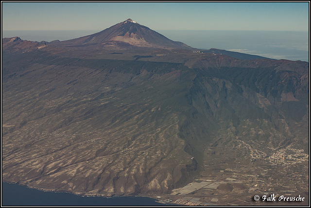 Die Caldera von oben