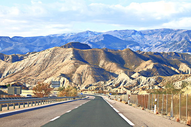 Du côté de la Sierra Nevada en Espagne.