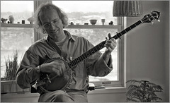 Delf at his banjo, 1993
