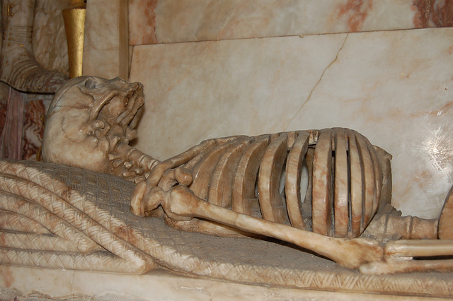 Detail of a Cavendish Monument, Edensor Church, Derbyshire