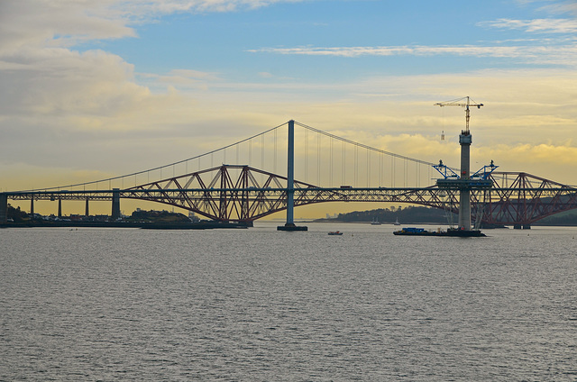 Forth Bridges old and new