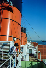 Threestacker - Queen Mary I in Long Beach 1980