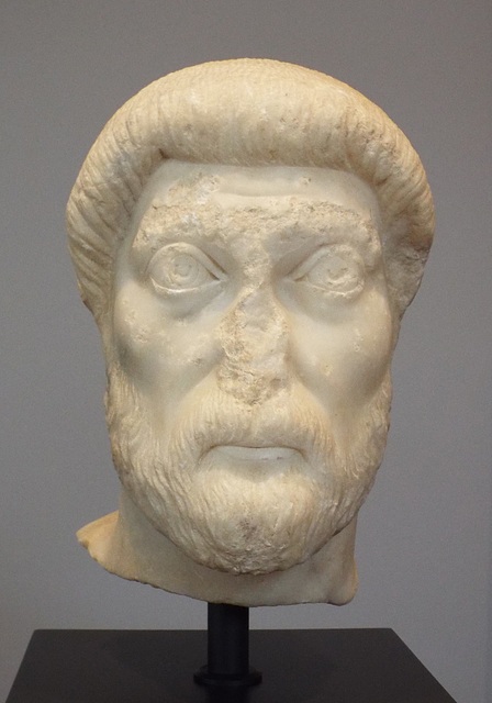 Head of Man from Asia Minor in the Getty Villa, June 2016