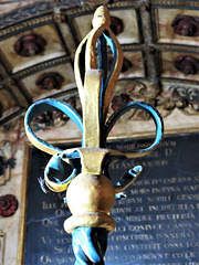 chelsea old church, london (40) c16 ironwork on tomb of gregory fiennes, lord dacre +1594