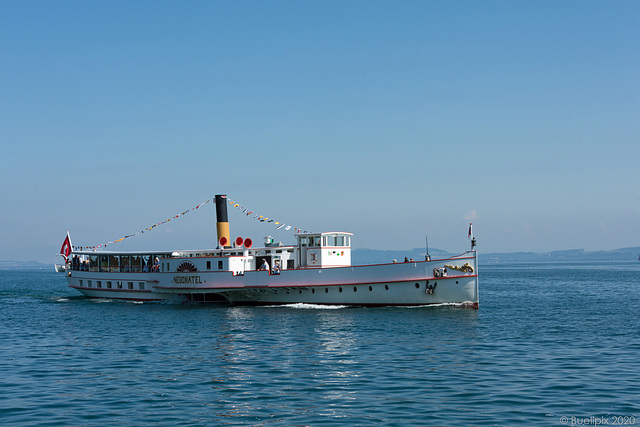 sur le lac de Neuchâtel - Belle Epoque (© Buelipix)