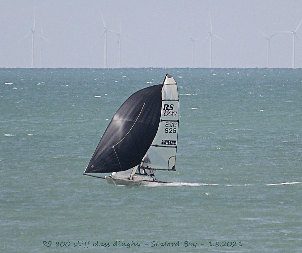 RS 800 skiff class dinghy - Seaford Bay - 1 8 2021