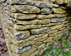 Drystone wall corner