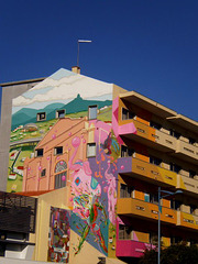 Mural of Amadora Health Care Centre.