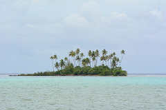 Polynésie Française, Islet on the Reef of Taha'a Atoll