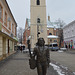 Rzeszow, Monument to Tadeusz Nalepa on the Street of Third of May