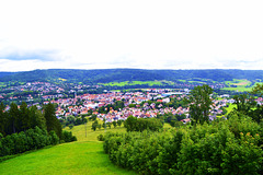 Aussicht vom Kirgel auf Gaildorf