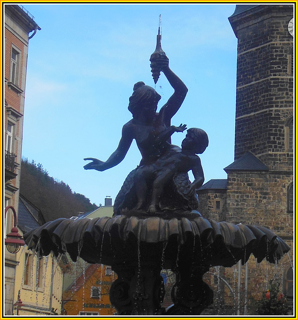 Brunnenfiguren in Bad Schandau