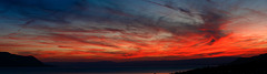 220823 Montreux crepuscule pano