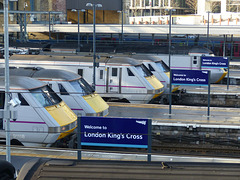 East Coast Line-Up at Kings Cross - 19 January 2015