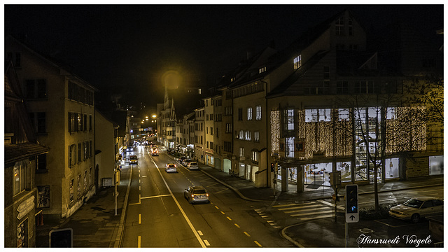 An der Bachstrasse in der Stadt Schaffhausen