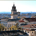 Avignon : il grand Hotel de Ville, la Torre dell'orologio e il Teatro Opera - lato sud .