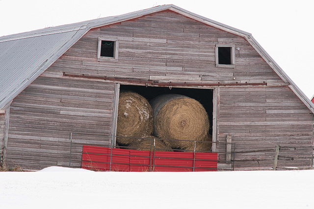 bales hiding out