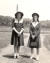Just home from church. c. 1940