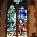hythe church, kent,  (43) c20 glass wwi war memorial