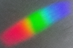 La lumière se décompose très bien sur du tissu