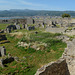 Greece, Ruins of the Fortress of Agia Mavra and Mountains of the Island of Lefkada in the Background Greece, Ruins of the Fortress of Agia Mavra and Mountains of the Island of Lefkada in the Background