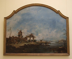 Fantastic Landscape by Guardi in the Metropolitan Museum of Art, March 2011