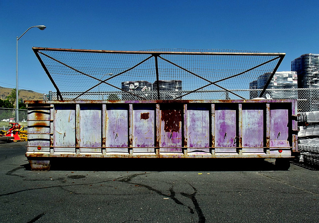 Big lavender bin