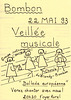 Veillée musicale à Bombon le 22 mai 1993