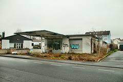 Alte Tankstelle an der Lünener Straße (Kamen) / 5.01.2020