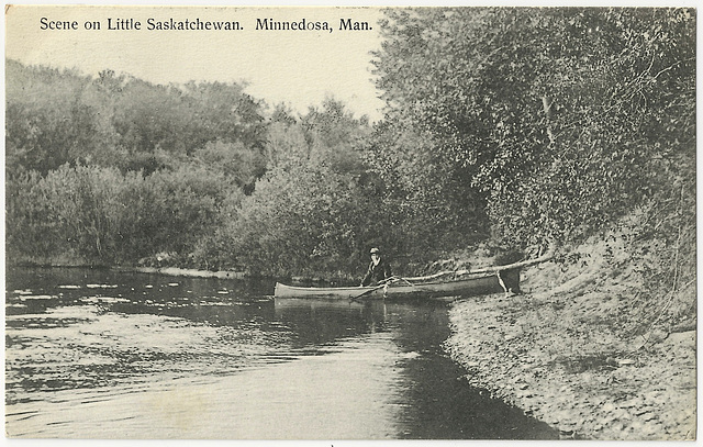 MN0136 MINNEDOSA - SCENE ON LITTLE SASKATCHEWAN