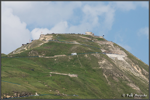 Abfahrt von der Edelweißspitze