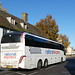 Whippet Coaches (National Express contractor) NX28 (BV67 JZN) in Mildenhall - 10 Nov 2019 (P1050119)