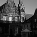 Marktplatz in Schüttorf mit historischem Rathaus