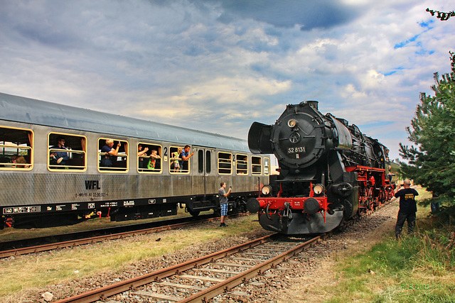 Endstation Dabel, Fotohalt und Lokumlauf