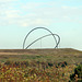 Blick zum Horizontobservatorium auf der Halde Hoheward (Halde Hoppenbruch, Herten) / 15.10.2018